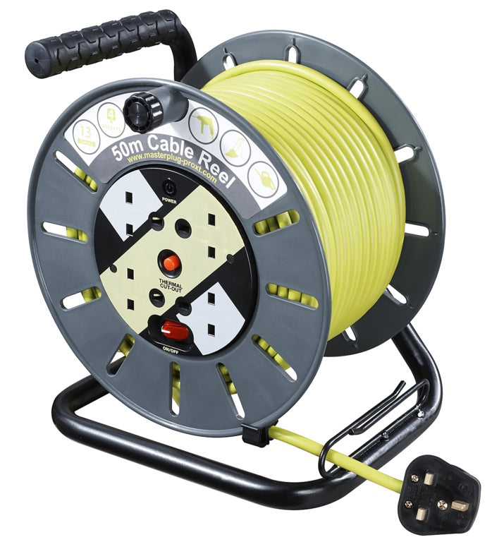 Pro Xt Large Open Cable Reel - 50m