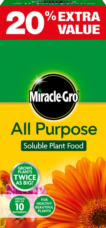 Miracle-Gro® All Purpose Plant Food - 1kg + 20% Free