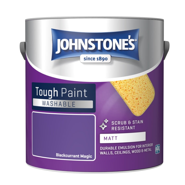 Johnstone's Washable Matt 2.5L - Blackcurrant Magic