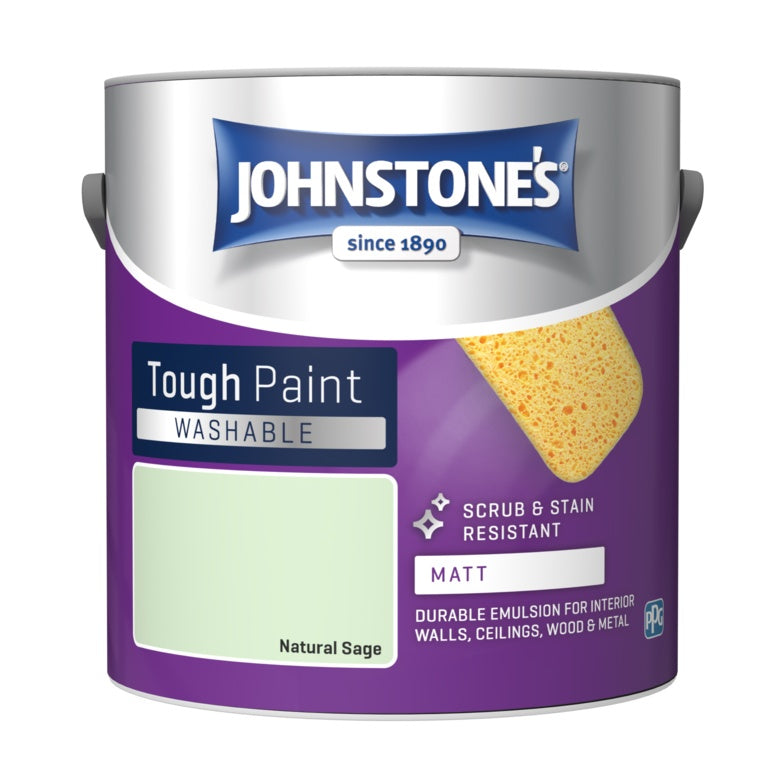 Johnstone's Washable Matt 2.5L - Natural Sage