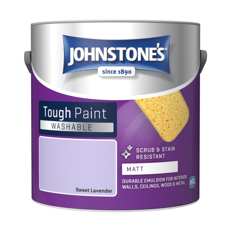 Johnstone's Washable Matt 2.5L - Sweet Lavender