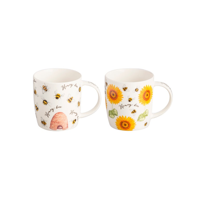 Price & Kensington Honey Bee Mugs Assorted - 340ml