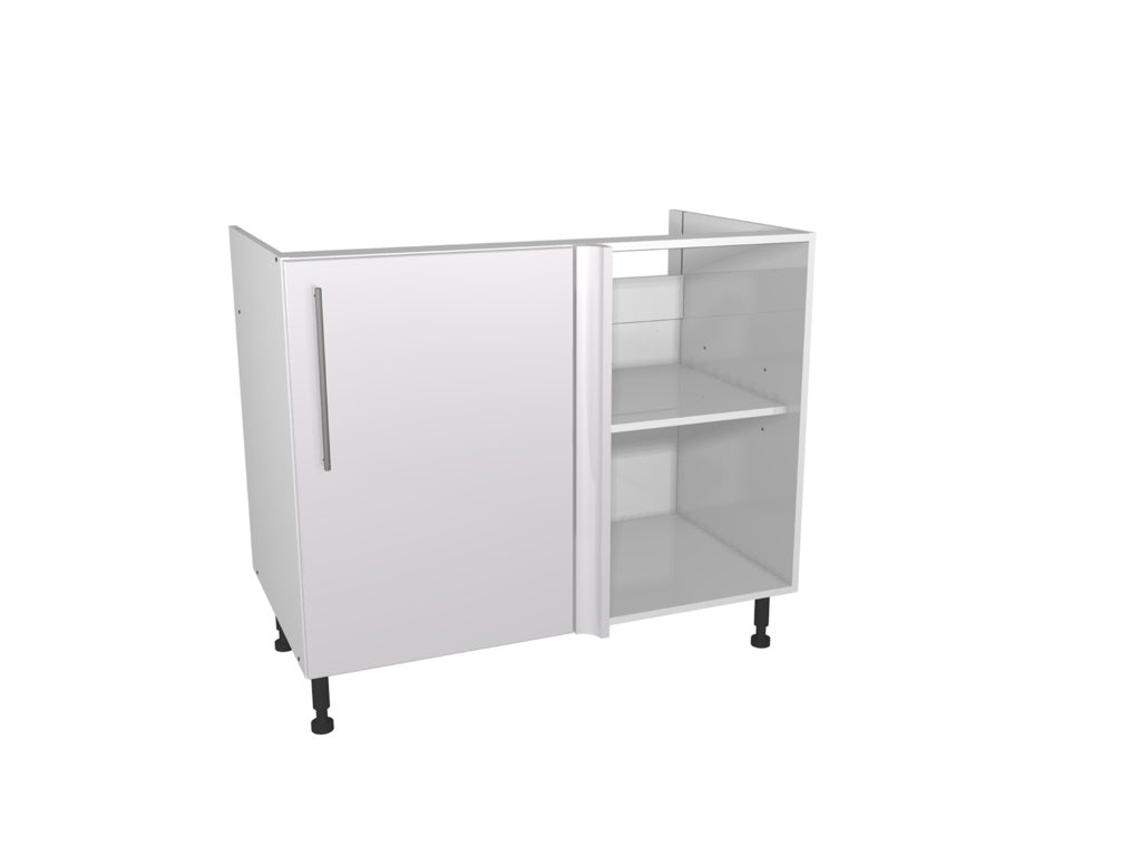 Gower Rapide+ Paris White Corner Base Unit - 1000mm