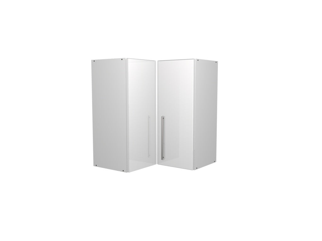 Gower Rapide+ Paris White L Shaped Corner Wall Unit - 635mm