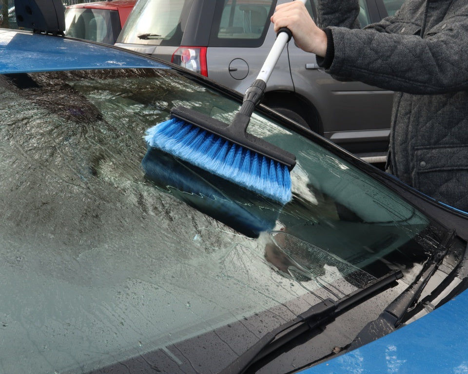 Streetwize Deluxe Brush Rubber Squeegee - 1.8m