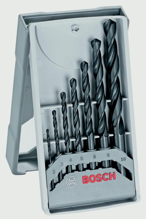 Bosch Metal Drill Bit Set HSS-R Din 338 - 7 Piece