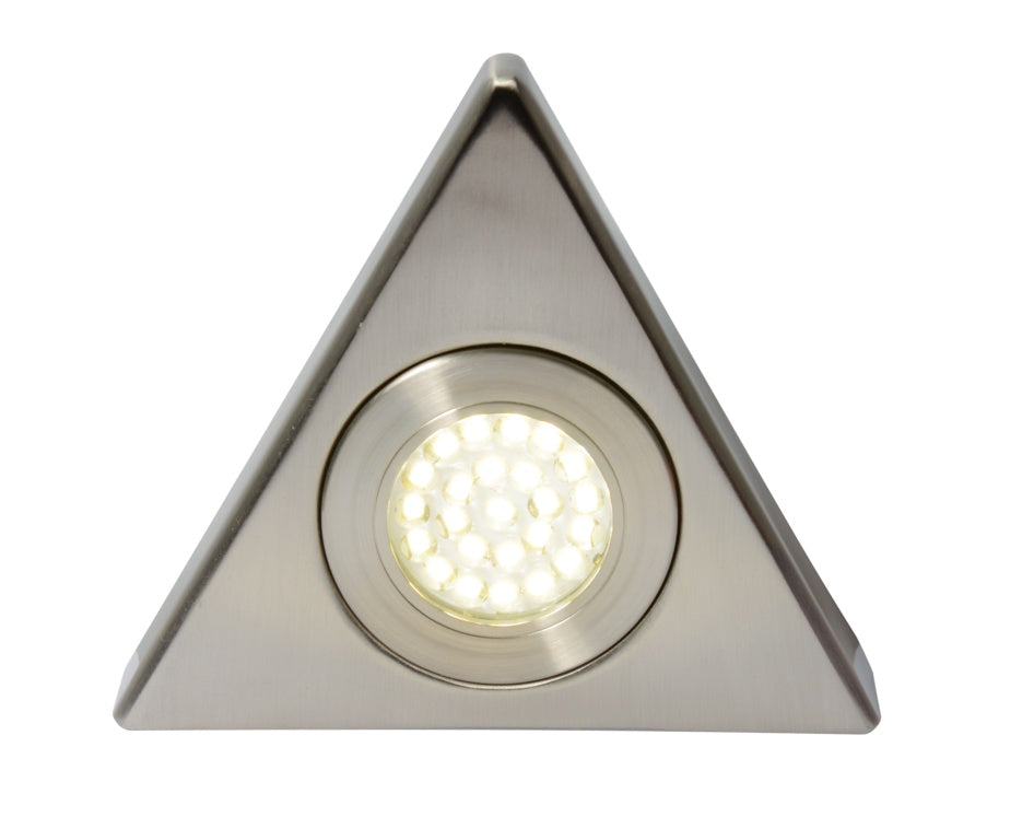 Culina Fonte LED Mains Voltage Triangular Cabinet Light - 3000k Warm White