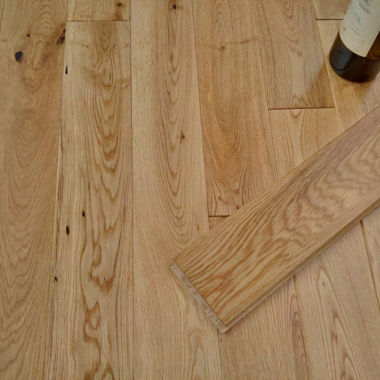 Y.T.D Limited Wide Thick Solid Oak Flooring 1.08m2 - RANDOM LENGTH x 90mm x 18mm