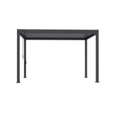 Aluminium Louvred Pergola 4m x 3m — Adjustable Roof, Matt Charcoal