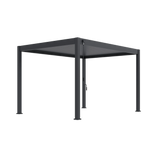 Aluminium Louvred Pergola 4m x 3m — Adjustable Roof, Matt Charcoal