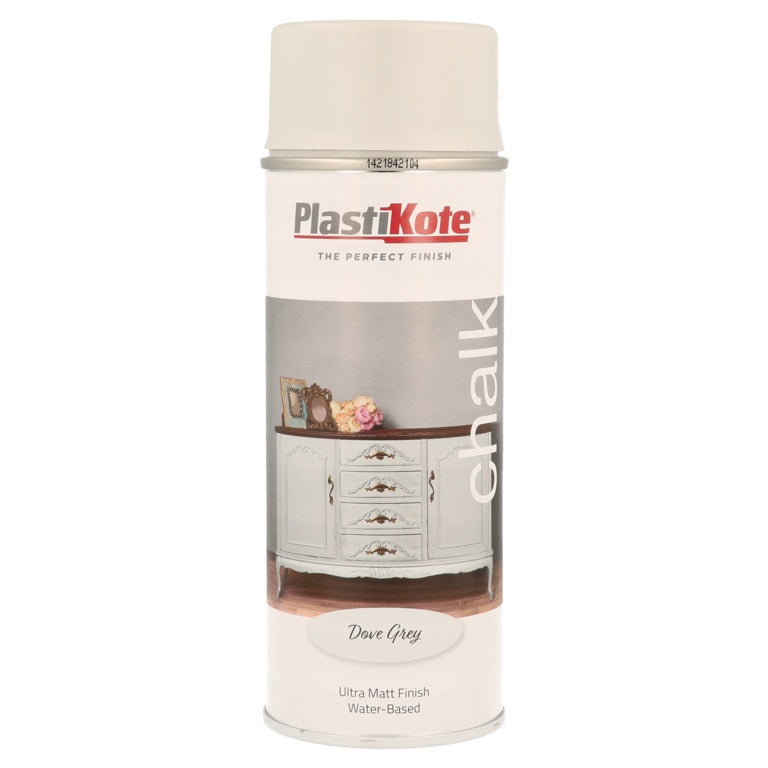 PlastiKote Chalk Spray Paint 400ml - Dove Grey