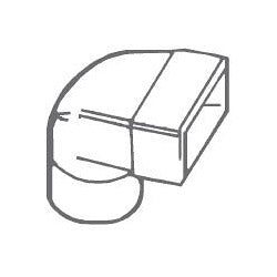 Manrose Elbow Male Connector - 100mm