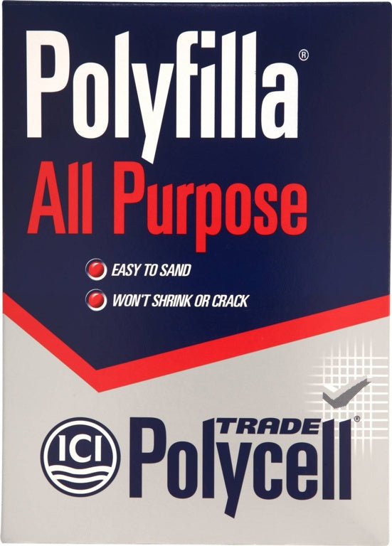 Polycell Polyfilla All Purpose Powdered Filler - 2kg Trade