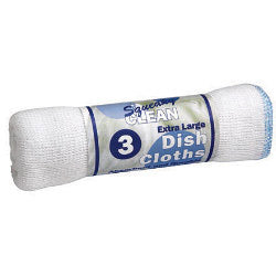 Squeaky Clean Extra Large Dish Cloths - Pack 3
