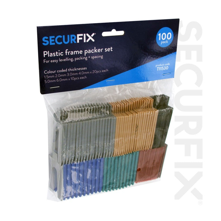 Securfix Plastic Frame Packer Set - 100 Pieces