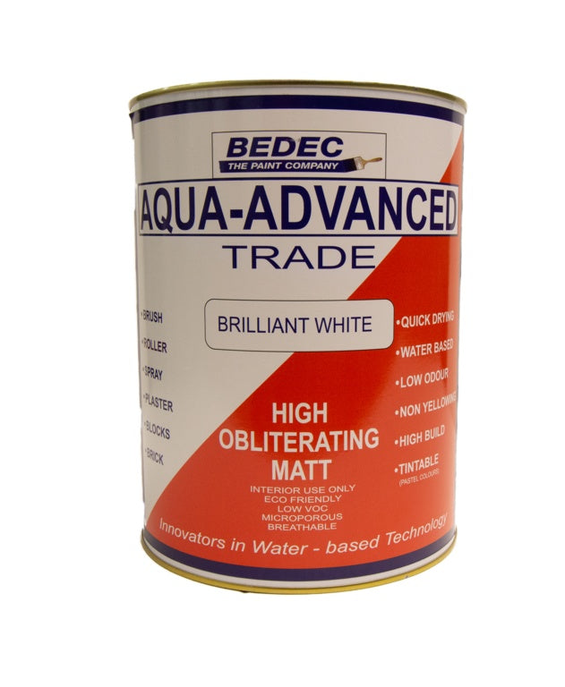 Bedec High Obliterating Matt Brilliant White - 5L