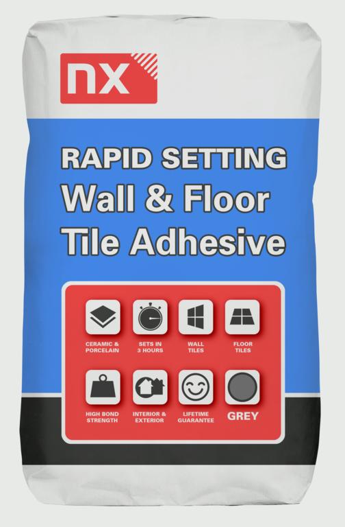 Norcros NX Rapid Set Adhesive For Tiles - 20kg