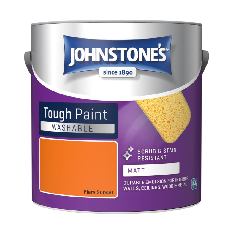 Johnstone's Washable Matt 2.5L - Fiery Sunset