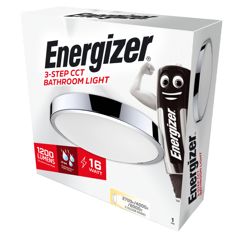 Energizer IP44 CCT Bathroom Light - 16w