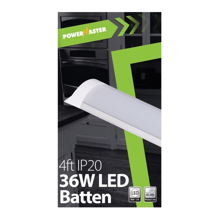 Powermaster LED IP20 Batten - 120cm 40w