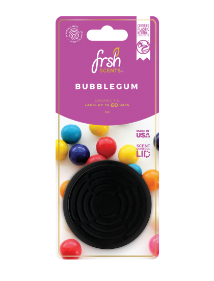 JRP Fresh Tin Air Freshener Carded - Bubblegum