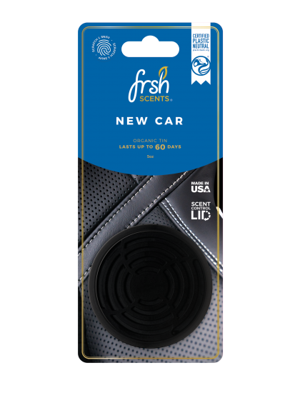 JRP Fresh Tin Air Freshener Carded - New Car