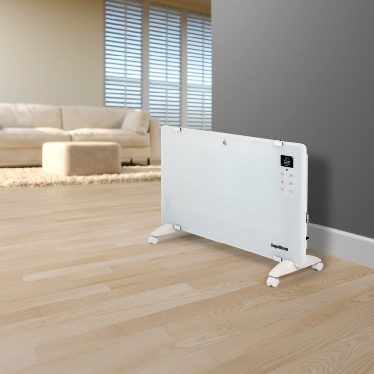 SupaWarm Glass Panel Heater With WiFi Control - 2000w IP24