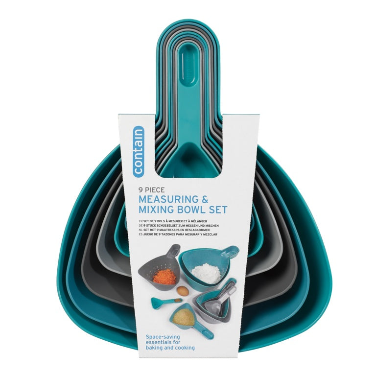 Chef Aid Measuring & Mixing Bowl Set - 9 Piece