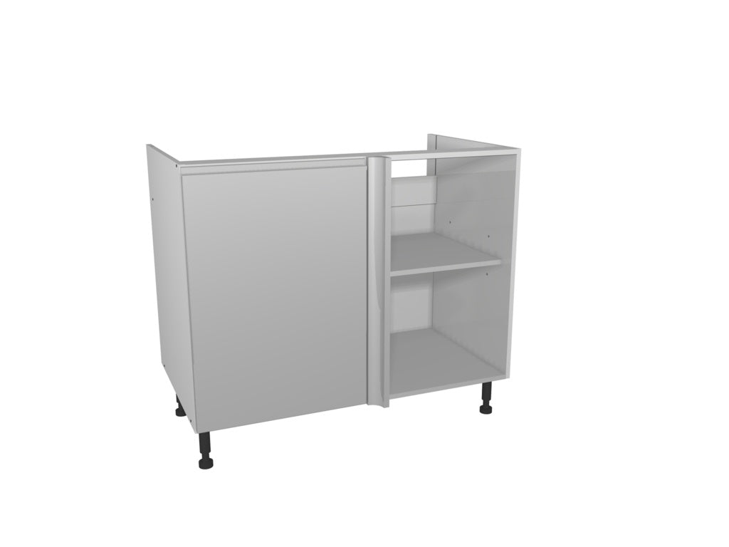 Gower Rapide+ Capri Grey Corner Base Unit - 1000mm