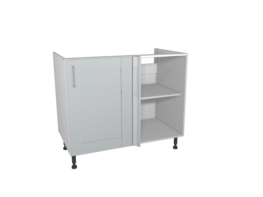Gower Rapide+ Verona Grey Corner Base Unit - 1000mm