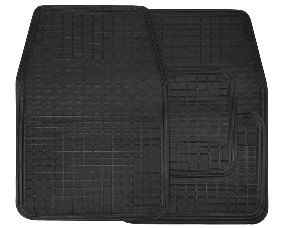 Streetwize Promotional Rubber Mat Set - Black 4 Piece