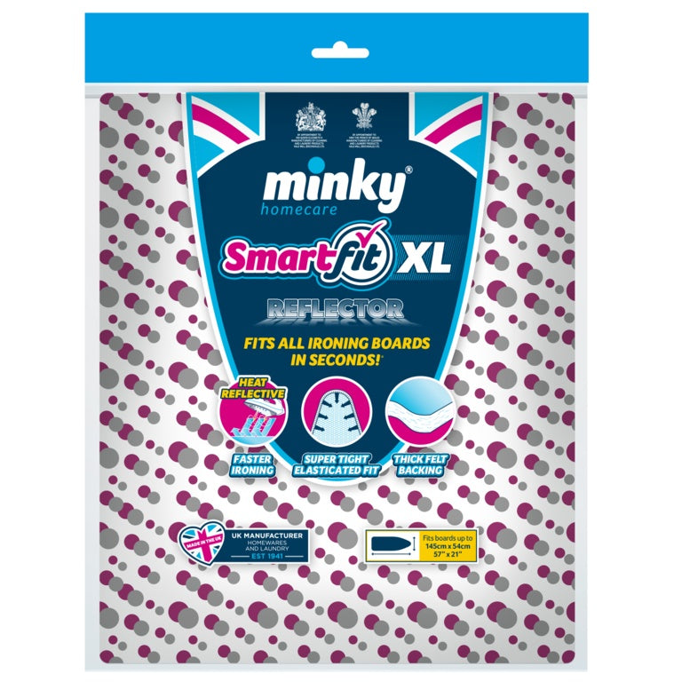 Minky Smartfit Ironing Board Cover - 145 x 54cm