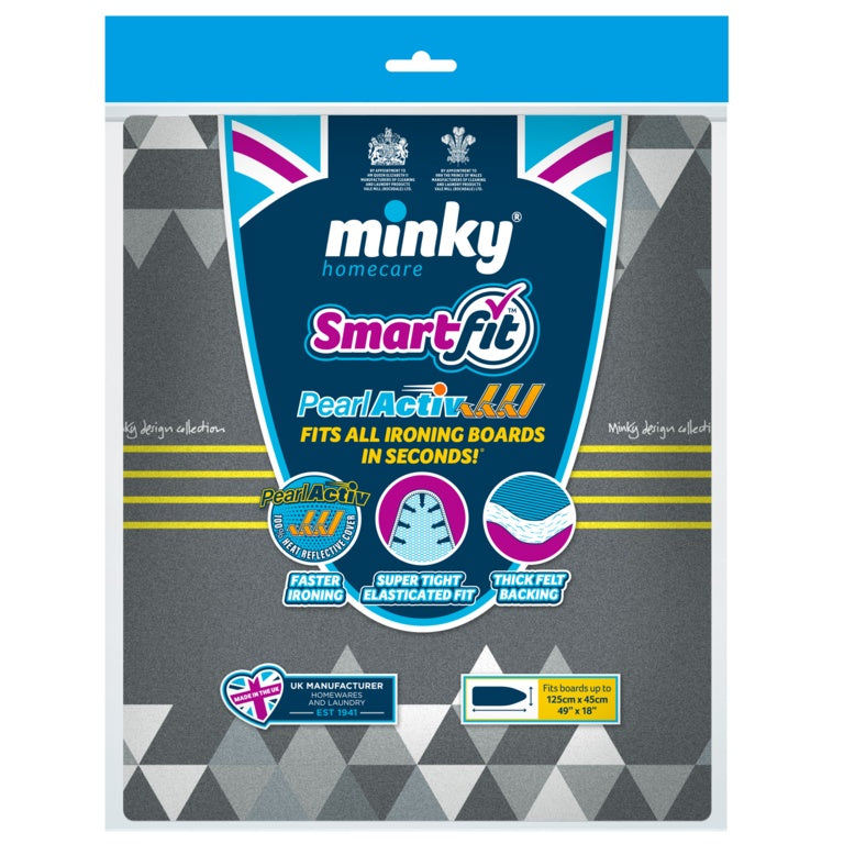 Minky Active Ironing Board Cover - 125 x 45cm