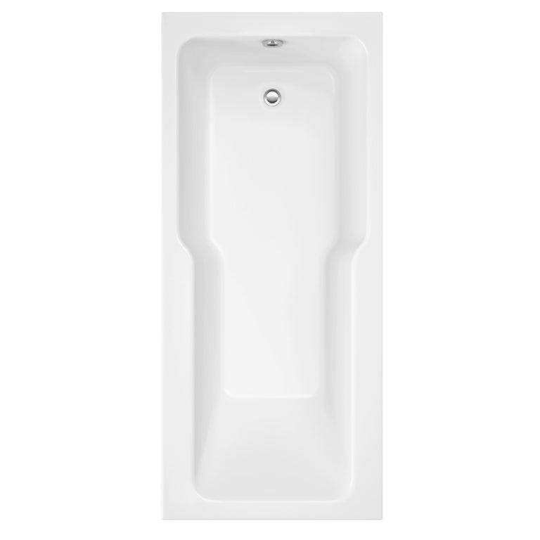 Trojan Evolve Straight Shower Bath - 1700mm