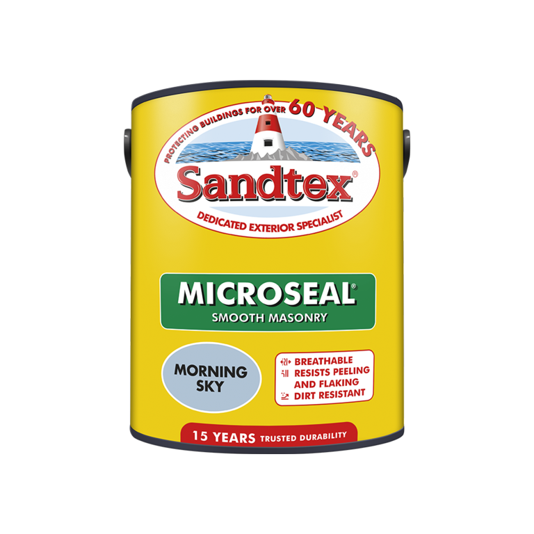 Sandtex Smooth Masonry Paint 5L - Morning Sky