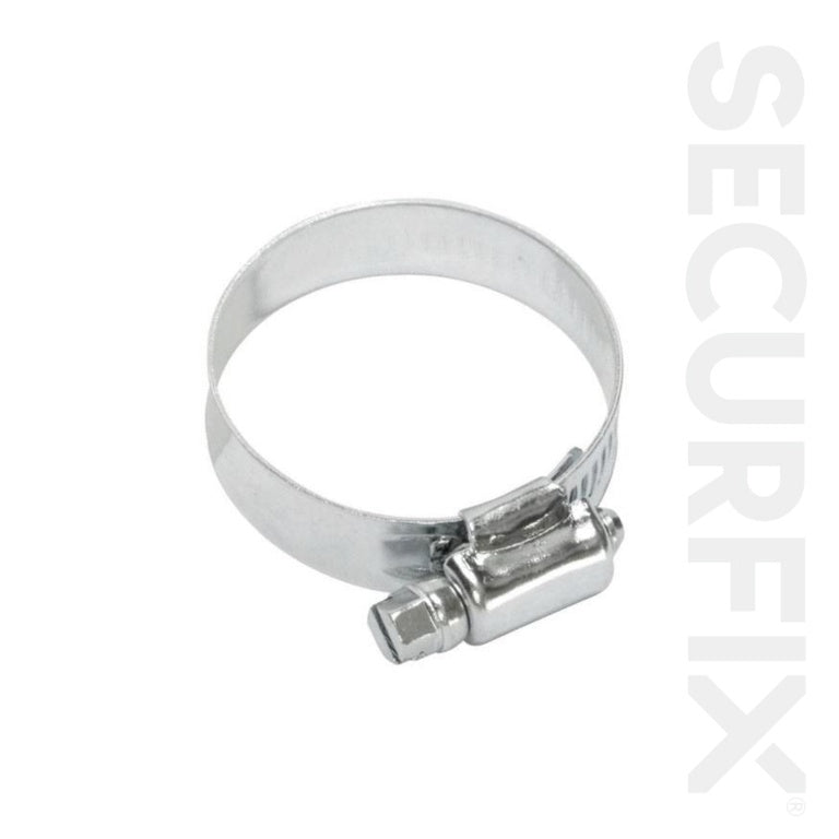 Securfix Hose Clip 35-50mm Zinc Plated - 5 Pack