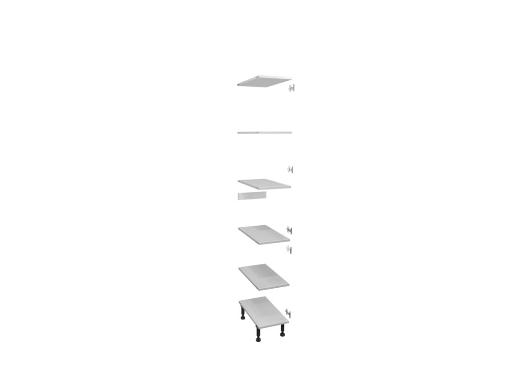 Gower Rapide+ Larder Unit Pack Shelves - 300mm