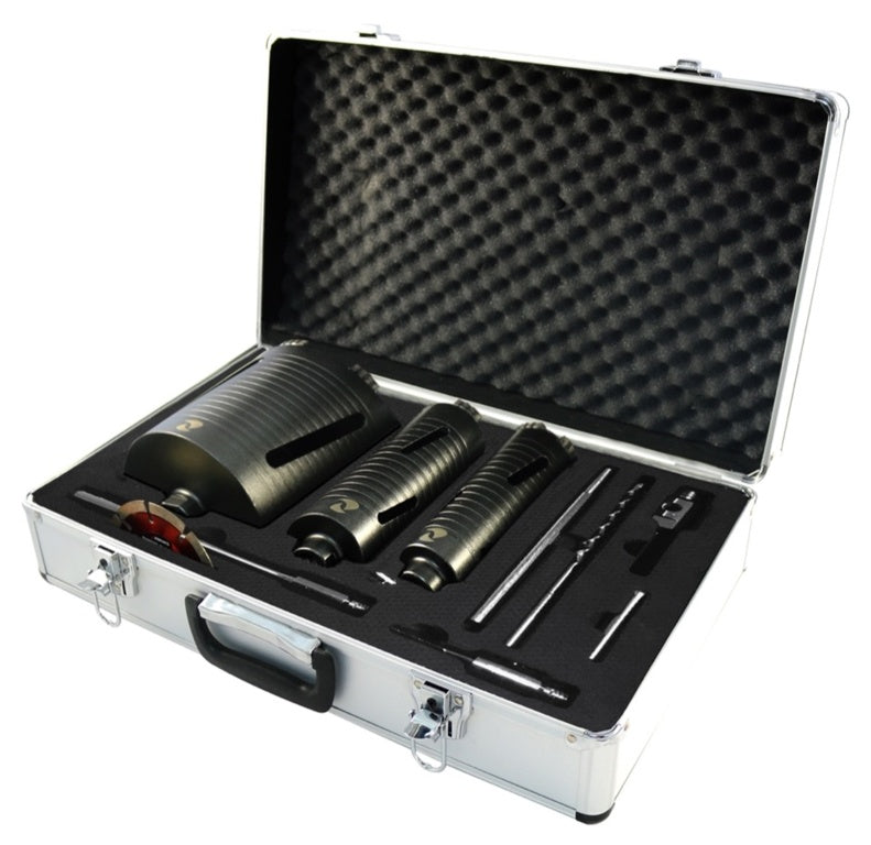 Abracs Dry Diamond Core Bit Set - 3pce