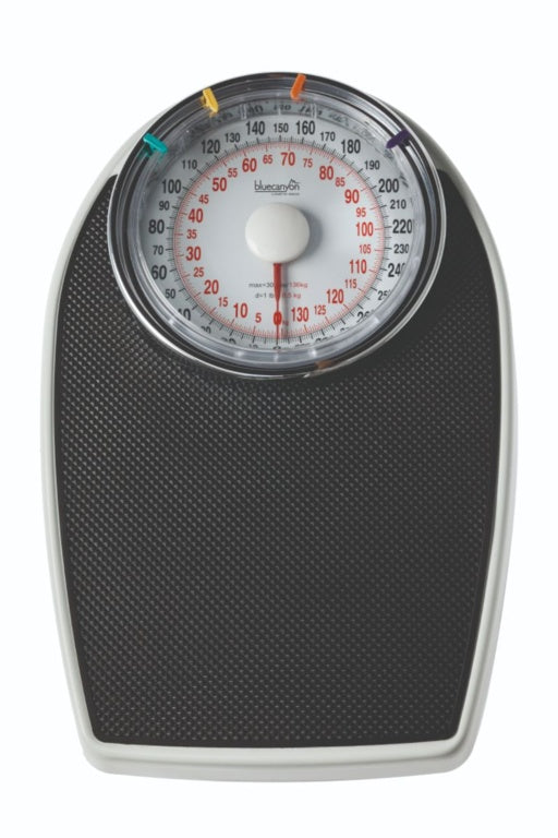 Blue Canyon Doctors Style Mechanical Bathroom Scale - White/Black