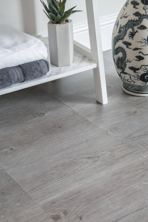 d-c-fix® Self Adhesive Floor Tiles 11 Piece - 1sqm Grey Wood