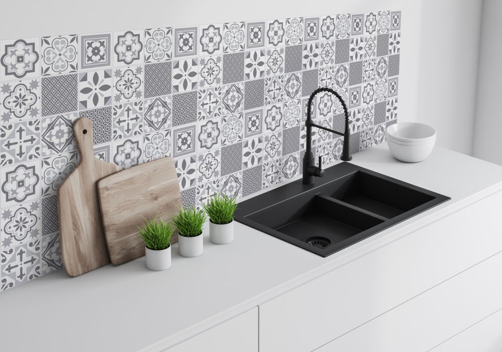 d-c-fix® Self Adhesive Wall Tiles 6 Piece - 0.53sq Oriental