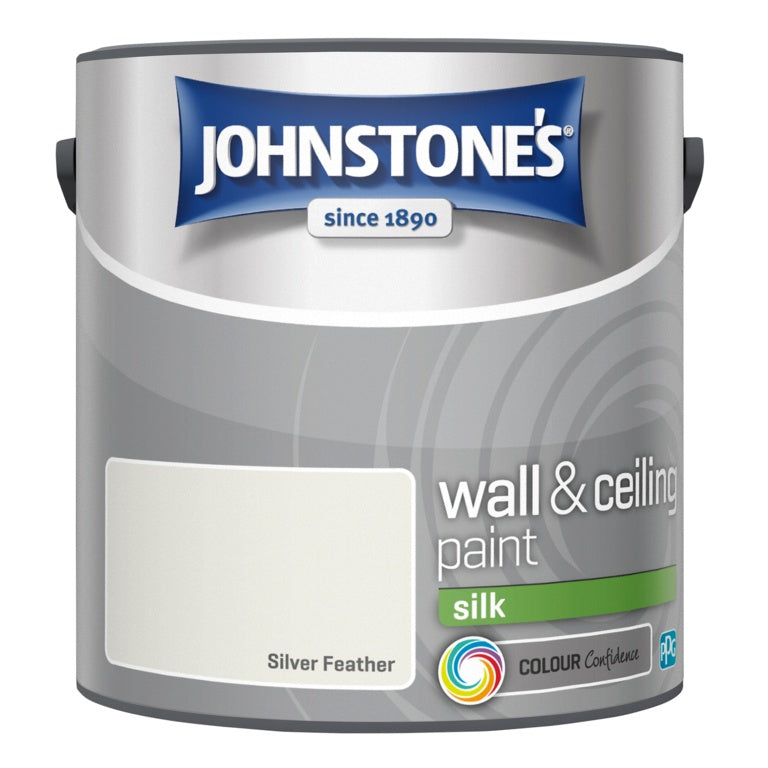 Johnstone's Wall & Ceiling Silk 2.5L - Silver Feather