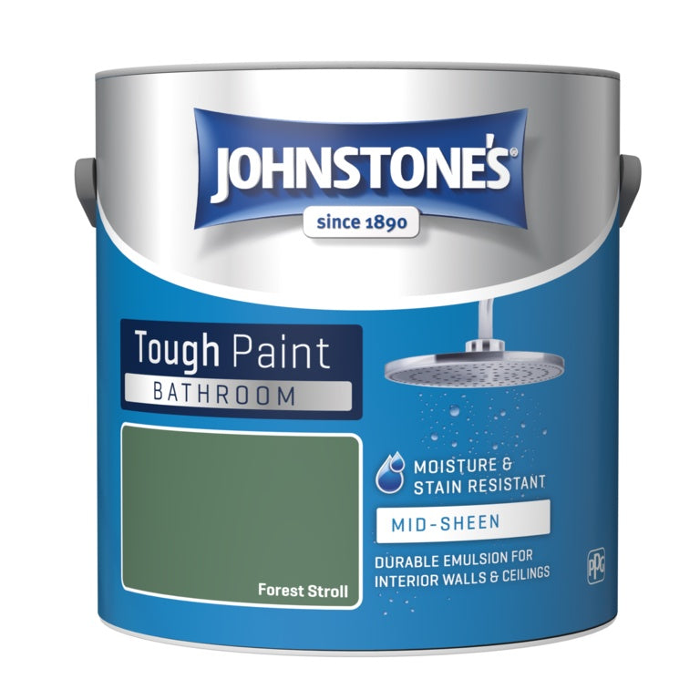 Johnstone's Bathroom Midsheen 2.5L - Forest Stroll