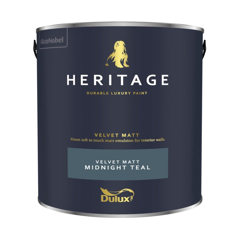 Dulux Heritage Matt 2.5L - Midnight Teal