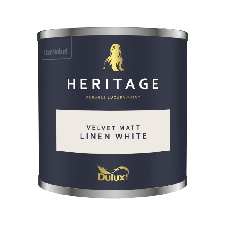 Dulux Heritage Tester 125ml - Linen White