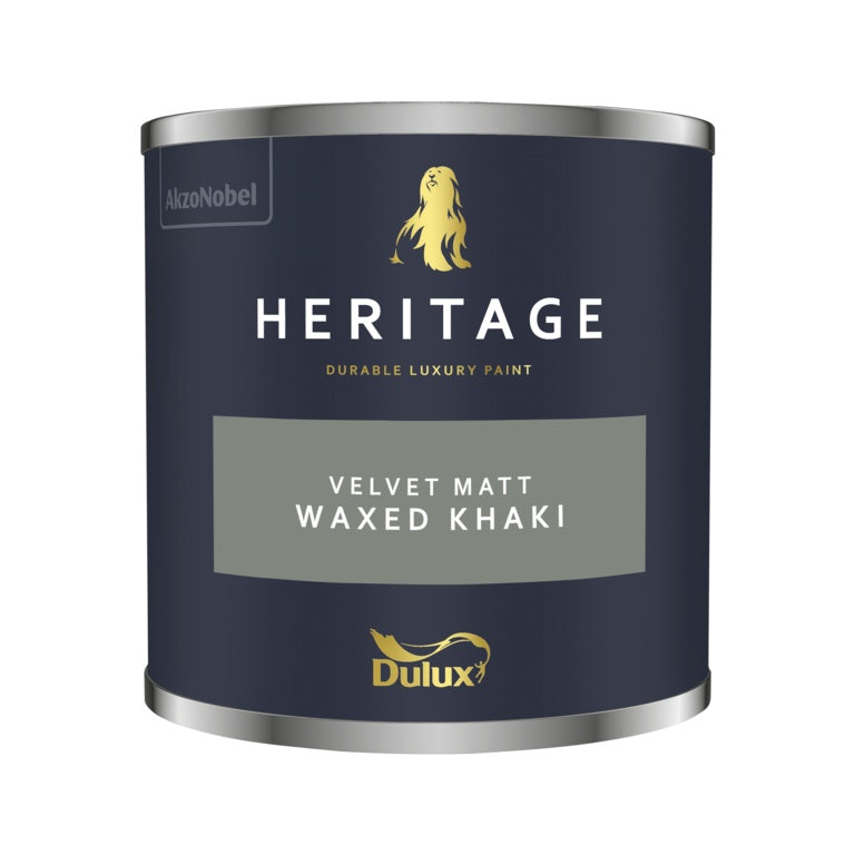 Dulux Heritage Tester 125ml - Waxed Khaki