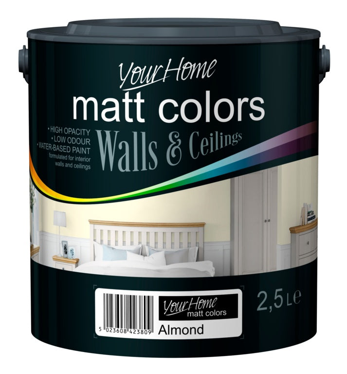 Your Home Matt Emulsion 2.5L - Almond