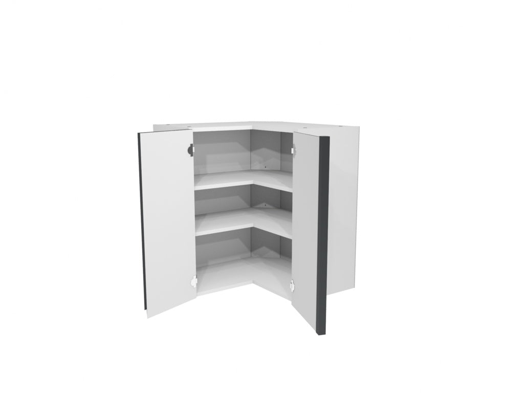 Gower Rapide+ Capri Dark Matt Grey Larder Corner Wall Unit - 635mm