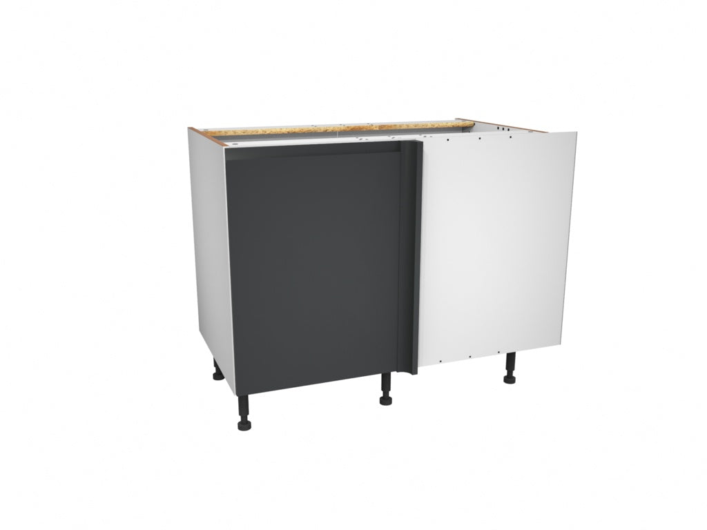 Gower Rapide+ Capri Dark Matt Grey Corner Base Unit - 1000mm