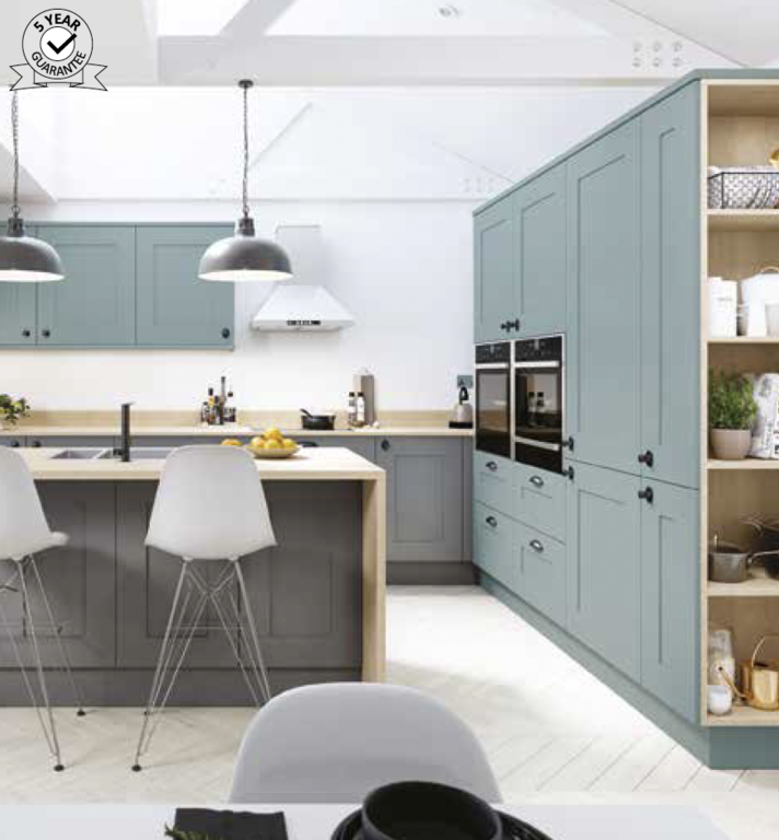 Evo Kitchen Mullan Kitchen L-Shaped Option